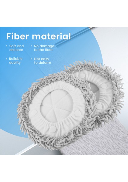 Bot W10/W10 Pro Paspas Pedi Yedek Parçaları Robot Süpürge Bezleri Yedek Aksesuarları Için 2 Adet (Yurt Dışından) indirimleri