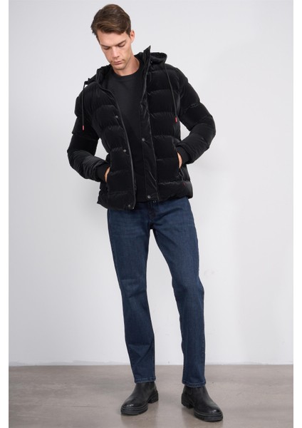 Çetinkaya Mentality 7886 Şişme Mont Kapşonlu Regular Siyah fiyatları