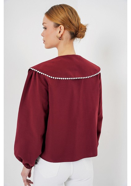 Kadın Gömlek 20314 Bordo fırsatları