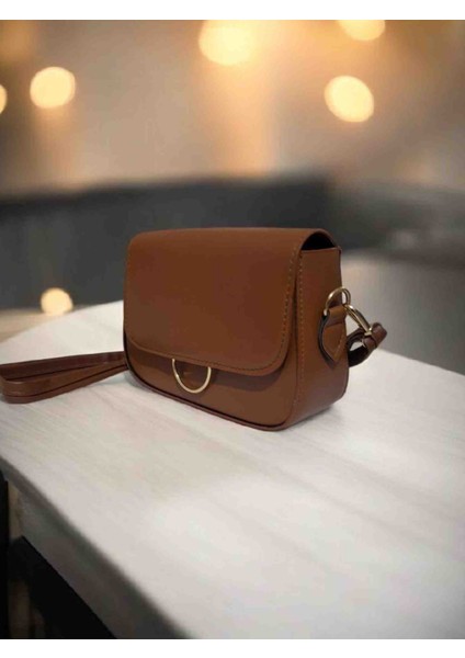 Shyne Kahverengi Halka Detaylı El ve Çapraz Kol Çanta fiyatları