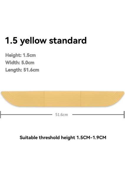 Piyasadaki Çoğu Süpürme Robotuna Uygulanan 1,5-1,9 cm Eşikli Basamaklı Rampa Tırmanma Matı Yedek I Sarı (Yurt Dışından) fiyatları