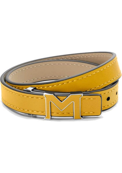 M Logo Yellow Bileklik 129499