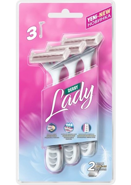 Derby Lady 2 Platinum 3'lü Blister modelleri
