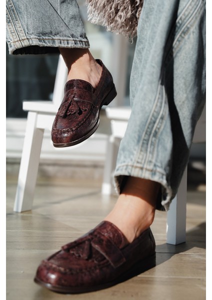 Kadın Loafer Püsküllü Günlük Ayakkabı Loriza Kahve fiyatları