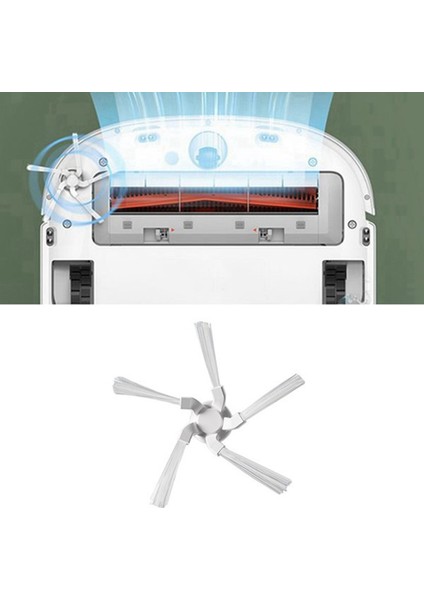 Bot W10 Süpürme Robotu Elektrikli Süpürge Aksesuarları Yedek Parçaları Için Yan Fırça (Yurt Dışından) fiyatları