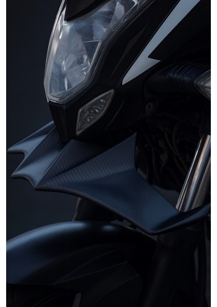 Premium Kalite Bajaj Pulsar NS200 Yarasa Kanadı Tasarımlı Winglet Seti – Mat Siyah Aksesuar modelleri