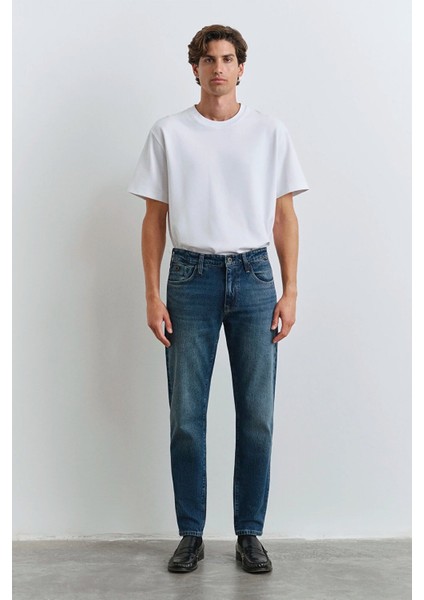 London Regenarative Koyu Mavi Jean Pantolon 0010172-90981 fiyatları