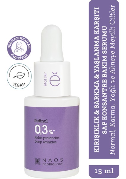 Pure Active Retinol %0,3 15 ml