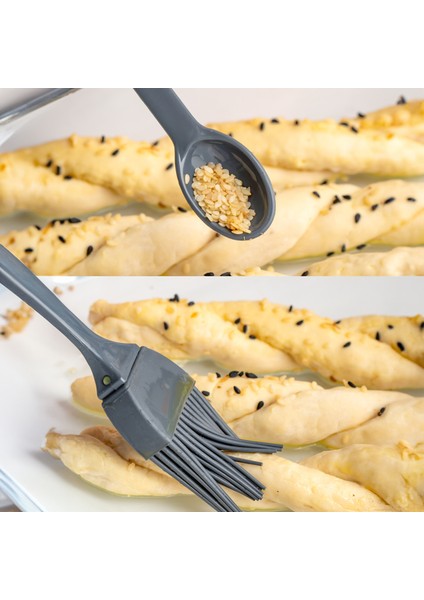 4364 7li Kaydırmalı Kaşıklı Sızdırmaz Kapaklı Etiketli Baharatlık Seti - Saklama Kabı fiyatları