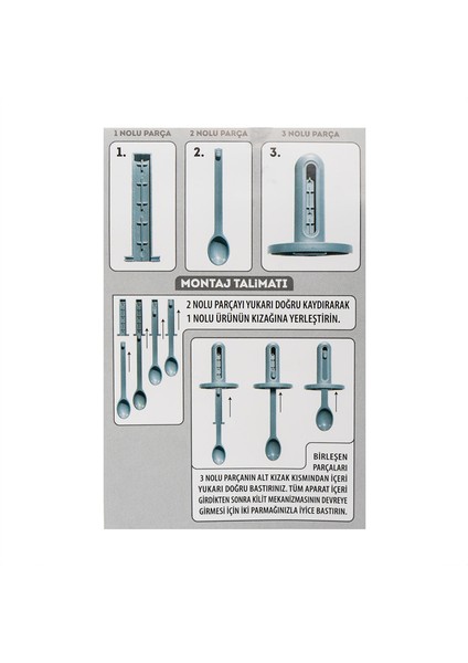 4364 7li Kaydırmalı Kaşıklı Sızdırmaz Kapaklı Etiketli Baharatlık Seti - Saklama Kabı modelleri