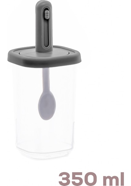 4364 7li Kaydırmalı Kaşıklı Sızdırmaz Kapaklı Etiketli Baharatlık Seti - Saklama Kabı indirimleri