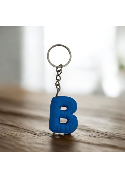 B Harf Anahtarlık – Balon Hissi ve Eğlenceli Tasarım
