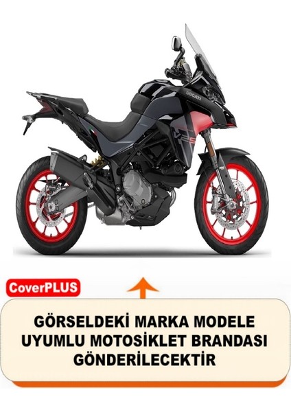 Ducati Multistrada 950 Branda (Arka Çanta Uyumlu) Motosiket Brandası (Gri Renk) Motor Örtüsü Çadır Su Geçirmez Motosiklet Kılıfı Motor Brandası fiyatları