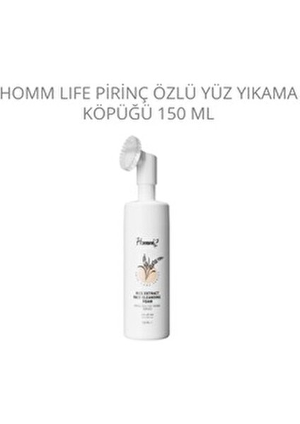 Pirinç Özlü Yüz Yıkama Köpüğü Arındırıcı Etkiyle Tüm Cilt Tiplerine Uygun 150 ml fiyatları