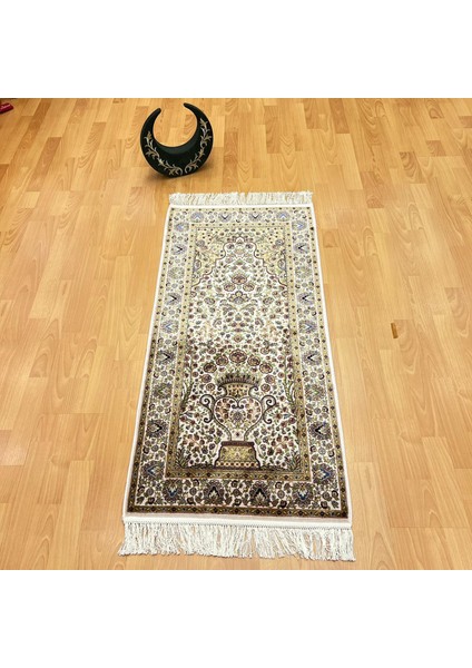 Desenli 60*120 Bej Ipek Seccade modelleri