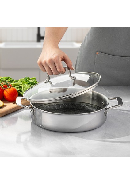 Pro Tri Ply Karnıyarık Tencere Çelik 28 cm modelleri