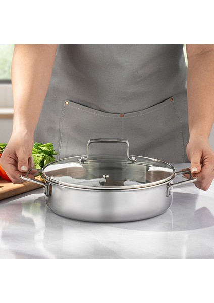 Pro Tri Ply Karnıyarık Tencere Çelik 24 cm fırsatları