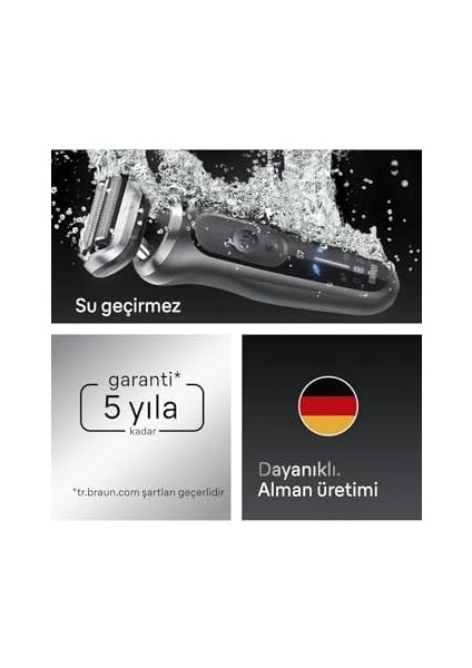 Braun Series 7 Elektrikli Tıraş Makinesi, Islak ve Kuru, Hassas Düzeltici Başlık, 72-G1200S modelleri