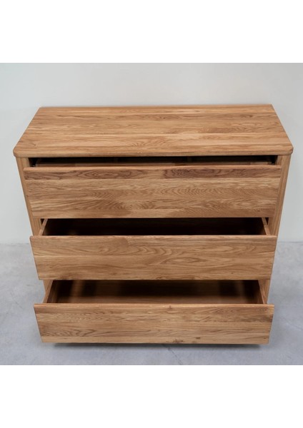 Western Masif Ahşap Natural Model Şifonyer fiyatları