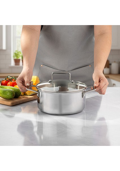 Pro Tri Ply Derin Tencere Çelik 24 cm fiyatları