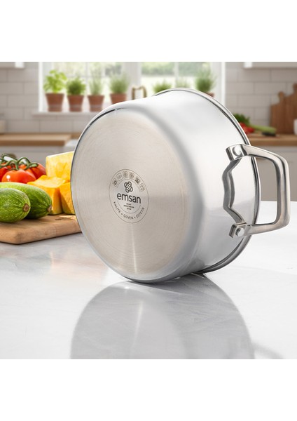 Pro Tri Ply Derin Tencere Çelik 24 cm indirimleri