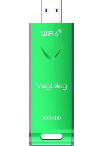5400 Mbps 2.4ghz/5ghz/6ghz Tri Band Alıcı Verici USB Wifi 6 Adaptör fırsatları