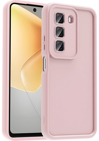 Infinix Hot 50 4g Kılıf Kamera Korumalı Nxxa Ananas Kapak - Pembe