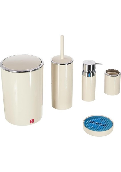 Primanova Lenox Banyo Seti, 5 Farça, Bej