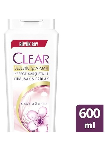 Besleyici Şampuan Kepeğe Karşı Etkili Yumuşak ve Parlak Saçlar 600 ml fiyatları