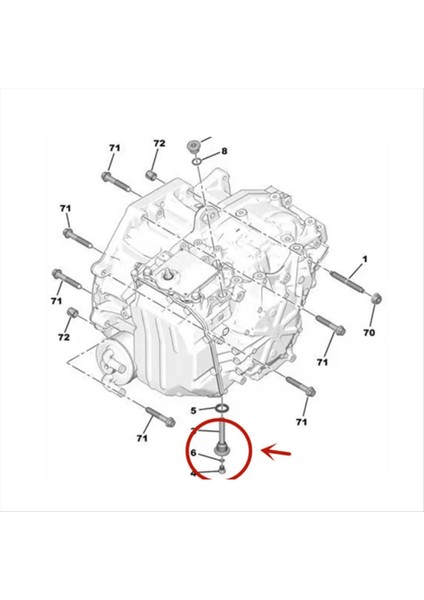 Peugeot Için 3x 3008 308 408 508 Rcz Citroen C4 C5 Ds5 Şanzıman Yağ Drenaj Vidası 221347 (Yurt Dışından) fiyatları