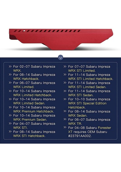 Araç Jeneratör Kemeri Kasnak Kemer Kapağı Kasnak Koruma Kapağı Subaru Wrx Stı 2002-2017 Için Araba Aksesuarları (Yurt Dışından) fırsatları