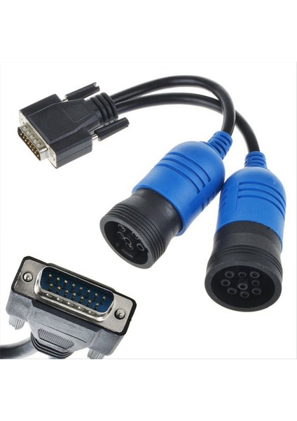 Nexiq USB Link Için 125032 Kamyon Db 15PIN Erkek Pn 405048 6pin 9pin Y Deutsch Adaptör Kamyonu Konektör Kablosu Teşhis (Yurt Dışından) indirimleri