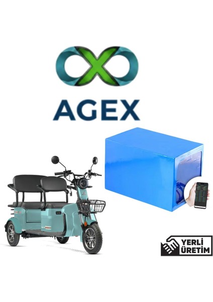 Motolux Fayton FX11 60 Volt 42 Ah Lifepo4 Batarya