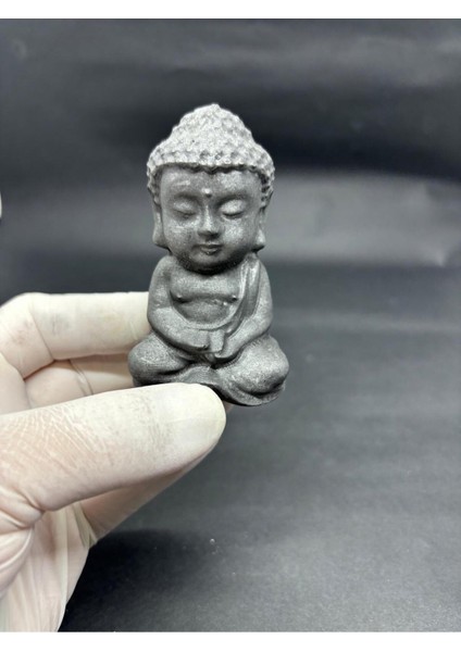 Şungit Doğaltaş Buddha Heykeli Özel Koleksiyon