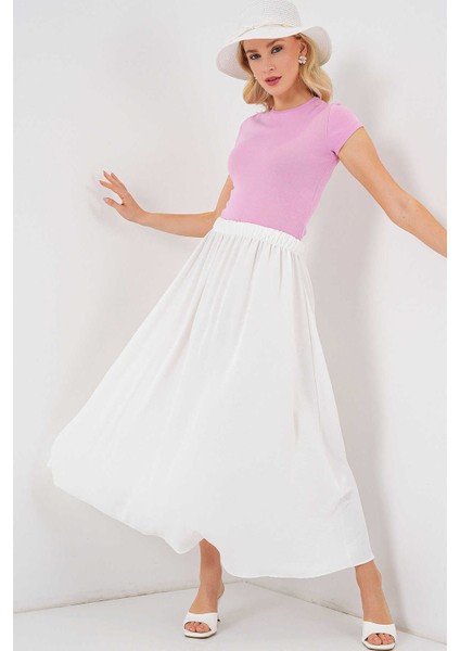 Kadın Etek 8050 Beyaz