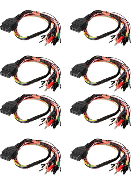 8x Araç Mpps V18 Versiyon V18 12 3 8 Breakout Tricore Kablosu Ecu Programlama Çok Konektörlü Obd 16PIN Tezgah Pinout Kablosu (Yurt Dışından)