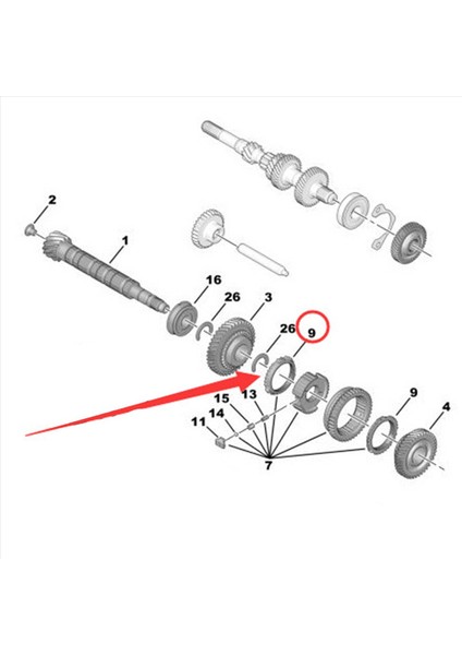 3x 232407 Peugeot Için Senkron Yüzük 206 207 301 Citroen C2 C3 Mekanik Şanzıman Senkronizatör Burseni (Yurt Dışından) modelleri