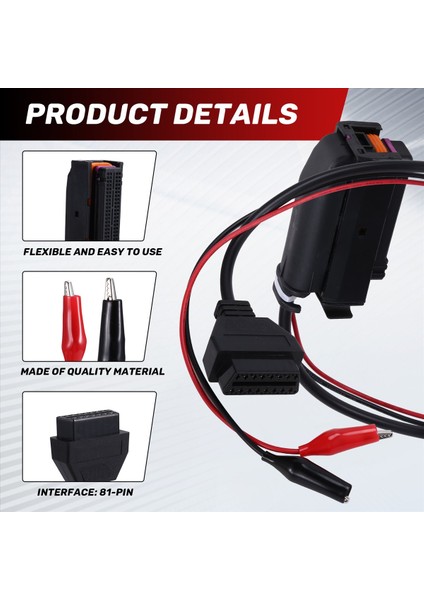 81 Pıns Obd Teşhis Kablosu Obd2 Adaptörü EDC15 Ecu Kablosu Ecu Fiş Modifikasyon Kablosu (Yurt Dışından) indirimleri