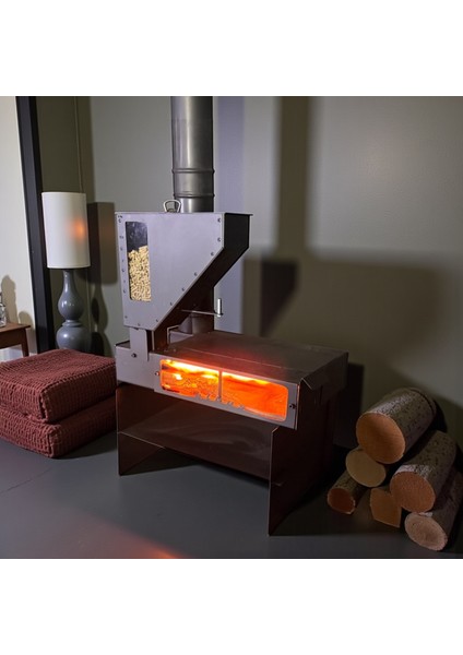 Albus Izmir - Type Pelet Sobası Albusoba Yeni Nesil Isınma Sistemleri