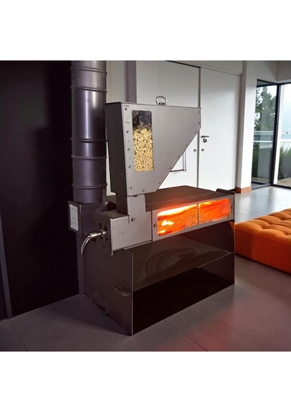 Albus Izmir - Type Pelet Sobası Albusoba Yeni Nesil Isınma Sistemleri