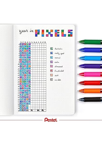 BL107-A Energel Mekanizmalı Likit Roller Kalem, Siyah, 0.7 mm fırsatları