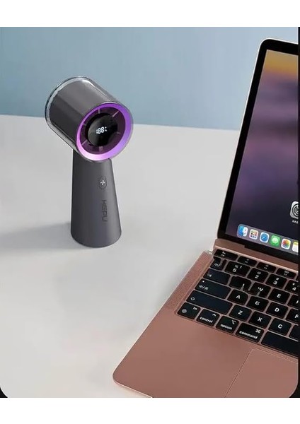 El Tipi USB Şarjlı Püskürtmeli Mini Fan Turbo Yüksek Hızlı Fan fırsatları