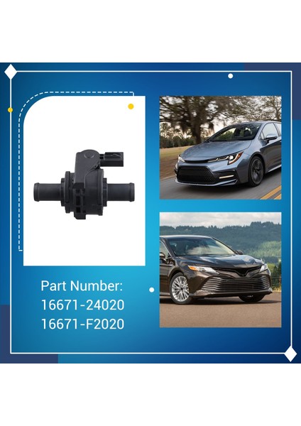 16671-24020 Araba Motor Soğutucu Kontrol Vanası 16671-24020 Toyota Corolla Rav4 2 0l 2 5l Motorlar 16671-F2020 (Yurt Dışından) fırsatları