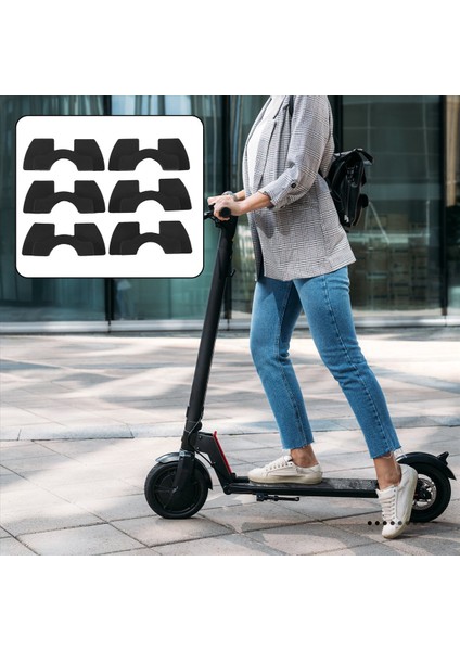6 Adet M365 Pro Electric Scooter Ön Çatal Sarma Ped Için Kauçuk Pad&#39 I Sönümlemek Kaçın (Yurt Dışından) indirimleri