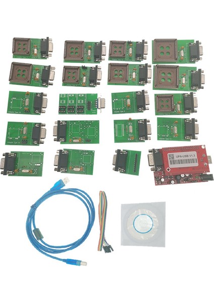 Upa-Usb USB Upausb Tam Adaptörlü Upausb Programcı V1 3 Ecu Çip Tunning Obd2 Teşhis Aracı Sn 050D5A5B (Yurt Dışından)