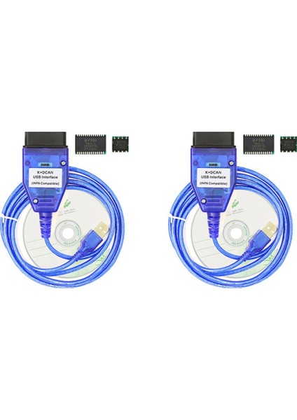 Inpa K+Için 2x Can Ftdı FT232RL Yonga Bmw Tarayıcısı Için Anahtarlı Inpa K Dcan USB Kablosu Obd Obd2 Teşhis Arayüzü (Yurt Dışından)