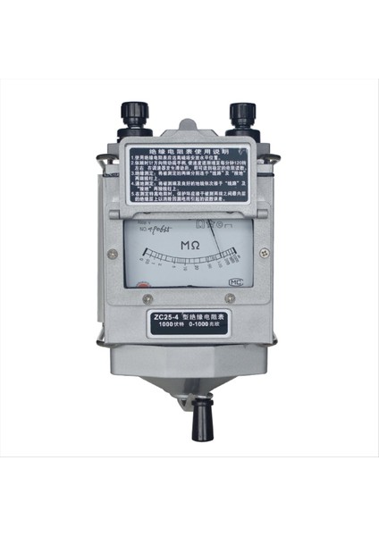 ZC25-4 Yalıtım Direnç Test Cihazı 1000V Trameegger Elektrikçi Megohmeter El Krank Trameegger Alüminyum (Yurt Dışından) indirimleri