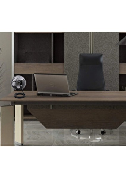 Gümüş Dünya Küre 20 cm Ofis ve Hediyelik Amaçlı Kullanım için Şık Tasarım