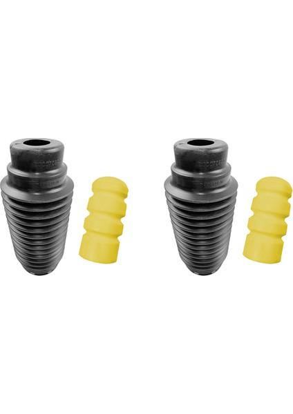 4pcs 503370 525431 Araba Ön Şok Emici Kauçuk Tozu+Süspansiyon Tampon Bloğu 307 308 408 3008 Citroen C4L (Yurt Dışından)