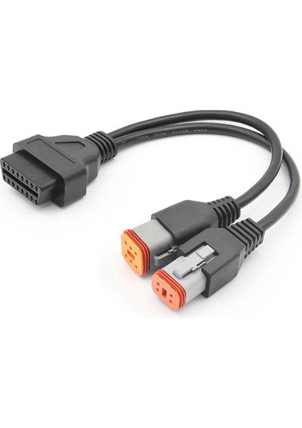 Harley Davidson Için 4pin 6pin - 16PIN Obd 2 Uzatma Kablosu Erkek - Kadın Motosiklet Teşhis Aracı Obd2 Konnektör (Yurt Dışından)